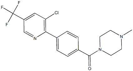 {4-[3-chloro-5-(trifluoromethyl)-2-pyridinyl]phenyl}(4-methylpiperazino)methanone