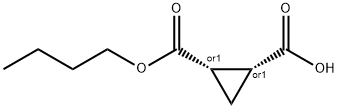 (1R,2S)-rel-2-(butoxycarbonyl)cyclopropane-1-carboxylic acid,2055841-08-0,结构式