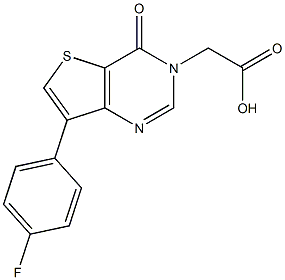 [7-(4-fluorophenyl)-4-oxothieno[3,2-d]pyrimidin-3(4H)-yl]acetic acid