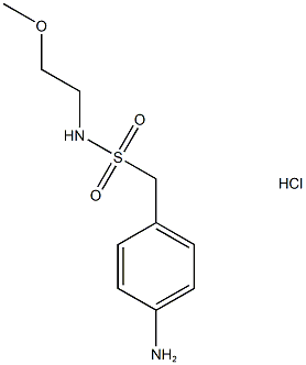 1-(4-aminophenyl)-N-(2-methoxyethyl)methanesulfonamide hydrochloride