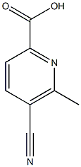 5-cyano-6-methylpyridine-2-carboxylic acid Structure