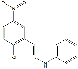 (E)-1-[(2-chloro-5-nitrophenyl)methylidene]-2-phenylhydrazine Structure