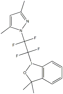 1-(2,4-dimethylpyrazole tetrafluoroethyl)-3,3-dimethyl-1,2-benziodoxole