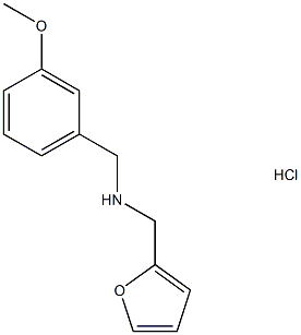 [(furan-2-yl)methyl][(3-methoxyphenyl)methyl]amine hydrochloride Structure