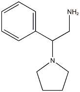 2-phenyl-2-(pyrrolidin-1-yl)ethan-1-amine Structure
