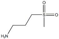 3-METHANESULFONYLPROPAN-1-AMINE,,结构式