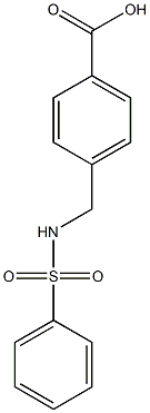 4-(benzenesulfonamidomethyl)benzoic acid
