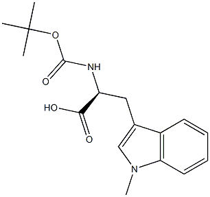 (2S)-2-{[(tert-butoxy)carbonyl]amino}-3-(1-methyl-1H-indol-3-yl)propanoic acid Structure