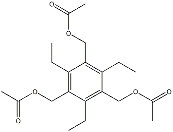 {3,5-bis[(acetyloxy)methyl]-2,4,6-triethylphenyl}methyl acetate