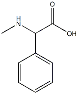 (methylamino)(phenyl)acetic acid 化学構造式