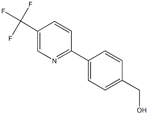 {4-[5-(trifluoromethyl)-2-pyridinyl]phenyl}methanol Structure