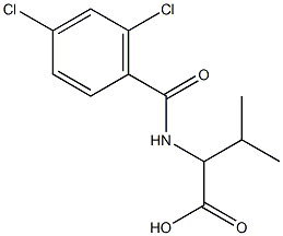  2-[(2,4-dichlorophenyl)formamido]-3-methylbutanoic acid