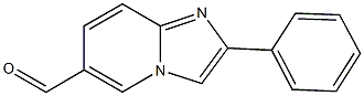 2-phenylimidazo[1,2-a]pyridine-6-carbaldehyde Struktur