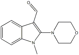  1-methyl-2-morpholino-1H-indole-3-carbaldehyde
