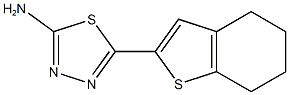 5-(4,5,6,7-tetrahydro-1-benzothiophen-2-yl)-1,3,4-thiadiazol-2-amine