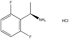 (1R)-1-(2,6-difluorophenyl)ethan-1-amine hydrochloride 结构式