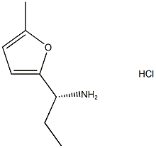 (1R)-1-(5-methylfuran-2-yl)propan-1-amine hydrochloride,,结构式