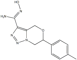 (Z)-N'-hydroxy-6-(4-methylphenyl)-4H,6H,7H-[1,2,3]triazolo[4,3-c][1,4]oxazine-3-carboximidamide