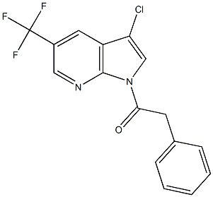 1-[3-chloro-5-(trifluoromethyl)-1H-pyrrolo[2,3-b]pyridin-1-yl]-2-phenylethan-1-one