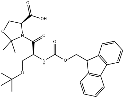 FMOC-SER(TBU)-SER(PSIME,MEPRO)-OH Struktur