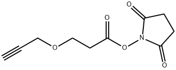 PROPARGYL-DPEG®₁-NHS ESTER 化学構造式