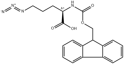 Fmoc-D-Orn(N3)-OH Struktur