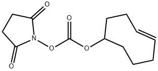 (E)-CYCLOOCT-4-ENYL 2,5-DIOXO-1-PYRROLIDINYL CARBONATE, 1191901-33-3, 结构式