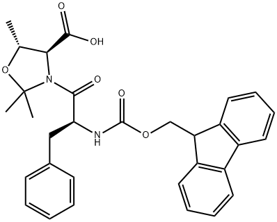 FMOC-PHE-THR(PSI-ME,ME PRO)-OH Structure