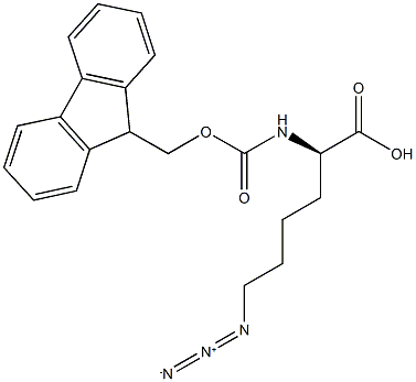 FMOC-D-LYS(N3)-OH 结构式