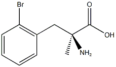 (S)-Α-METHYL-2-BROMOPHENYLALANINE·H<SUB>2<SUB>O, 1212180-27-2, 结构式