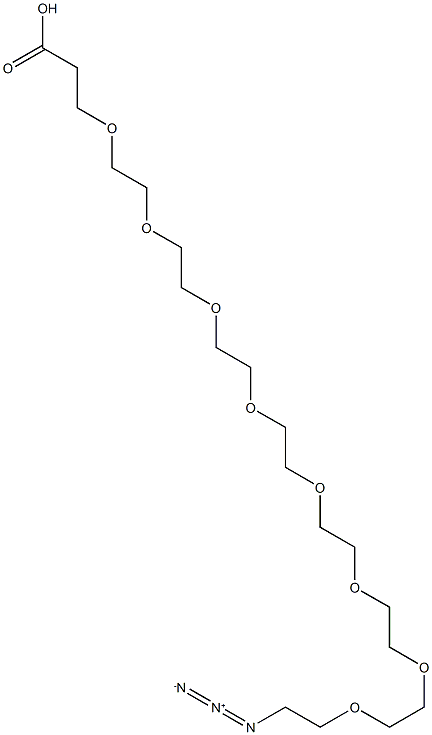 N3-PEG8-CH2CH2COOH Struktur