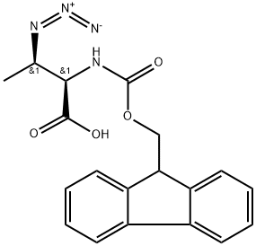 Fmoc-Abu(3-N3)-OH (2R,3R) Structure