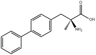 (S)-Α-METHYL-Β-(4-BIPHENYL)ALANINE·H2O 结构式