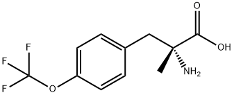 (R)-Α-METHYL-4-TRIFLUOROMETHOXYPHENYLALANINE, 1269835-58-6, 结构式