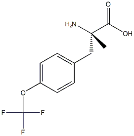 (S)-Α-METHYL-4-TRIFLUOROMETHOXYPHENYLALANINE, 1269926-90-0, 结构式