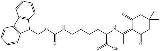 Dde-D--Lys(Fmoc)-OH Structure