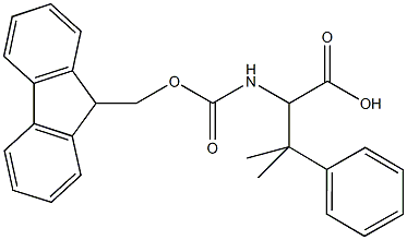 (R,S)-Fmoc-β, β-dimethyl-phenylalanine,1310680-19-3,结构式