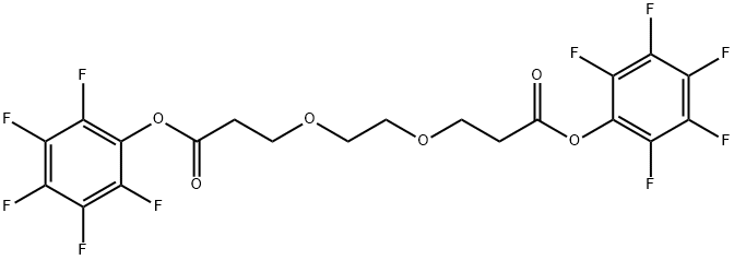 Bis-PEG2-PFP ester Structure