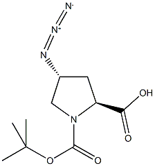 Boc-L-Pro(4-N3)-OH*DCHA (2S,4R) Struktur