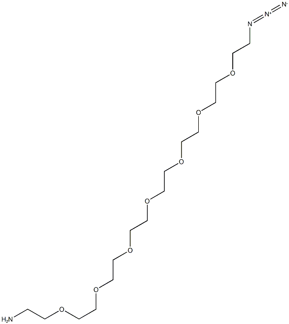 Amino-PEG8-azide Structure