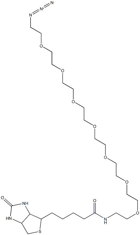 Biotin-PEG7-Azide Struktur