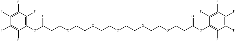 双取代五氟苯酯-四聚乙二醇, 1334177-78-4, 结构式