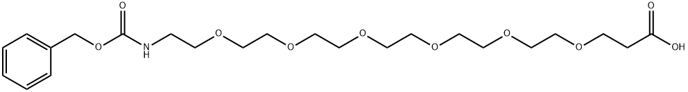 CBZ-NH-PEG6-CH2CH2COOH, 1334177-80-8, 结构式