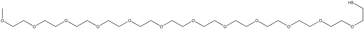 M-DPEG®₁₂-THIOL 化学構造式
