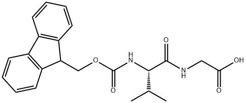 Fmoc-Val-Gly-OH Structure