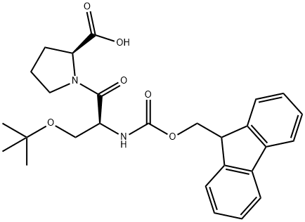 FMOC-SER(TBU)-PRO-OH, 143038-46-4, 结构式