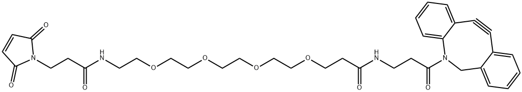 DBCO-PEG4-MALEIMIDE, 1480516-75-3, 结构式