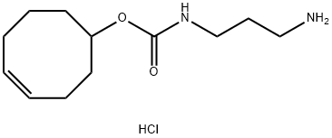 环辛-4-烯-1-基 (3-氨基丙基)氨基甲酸酯盐酸盐, 1609659-02-0, 结构式