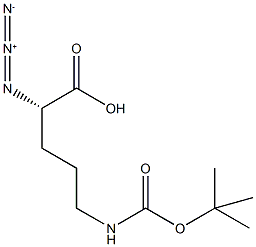 N3-L-Orn(Boc)-OH·CHA,1639198-67-6,结构式