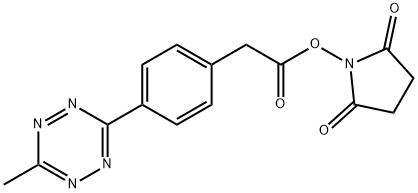 メチルテトラジン-NHSエステル 化学構造式